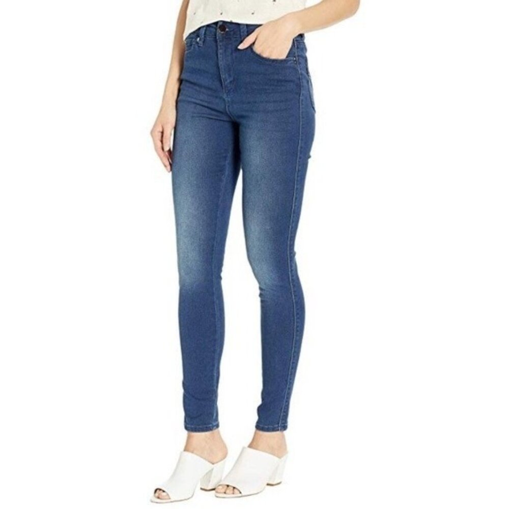 Seven‎ For All Mankind Jeans Seven7 Brooks Knit Denim Legging Stretch Blue Sz 8